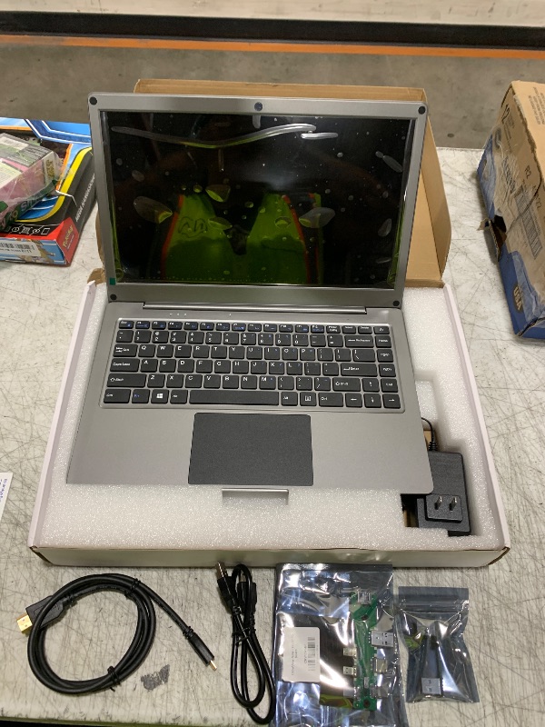 Photo 1 of FOR PARTS ONLY ******* ELECROW Portable Monitor with Keyboard, 14 Inch Lapdock Display with Built-in Battery & RPi5 Adapter, 1080P FHD IPS USB C Computer Monitors Compatible with Raspberry Pi, PC, Phone, Mac, Game Console