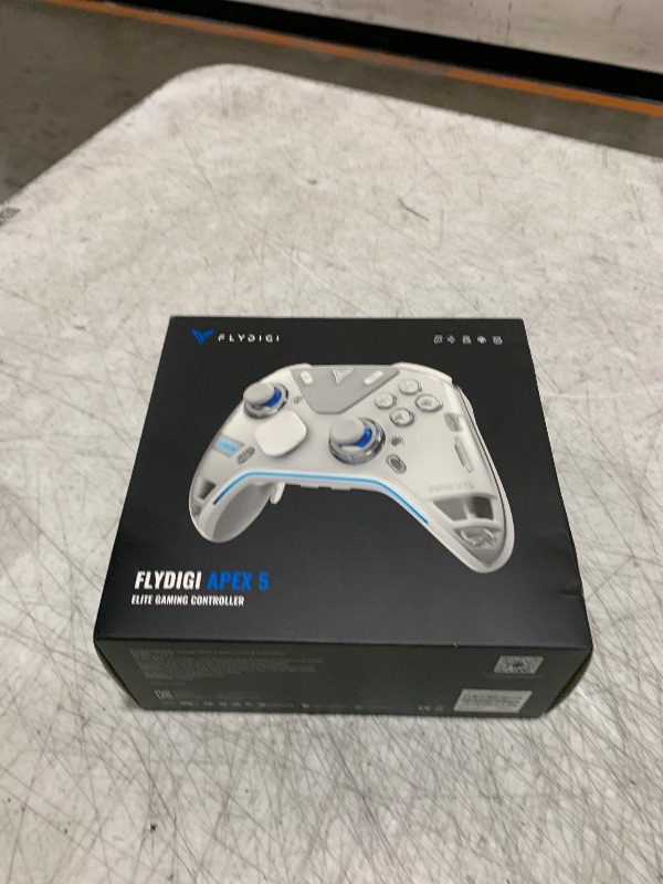 Photo 1 of FLYDIGI Apex 5 PC Controller, Forceflex Joystick 2.0, ForceAdapt Triggers, 3ms Ultra-Low Latency, RGB Light Bar, Full-Color LCD Display,1500mAh Battery PC/NS/Android/TV