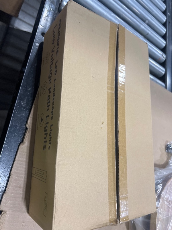 Photo 1 of SUNVIE Low Voltage Landscape Lights 3W LED Pathway Lights Wired Aluminum Waterproof Outdoor Landscape Lighting 3000K 12-24V Path Lights Low Voltage for Garden Yard Walkway ETL, 8 Pack with Connectors