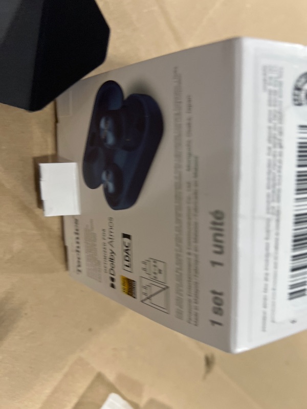 Photo 1 of Technics Reference Class Hi-Fi Wireless Earbuds,Dolby Atmos with Head Tracking,Adaptive Noise Cancelling,3 Device Multipoint, 10-hr Battery,Wireless Charging,Improved Fit -EAH-AZ100-A (Blue)