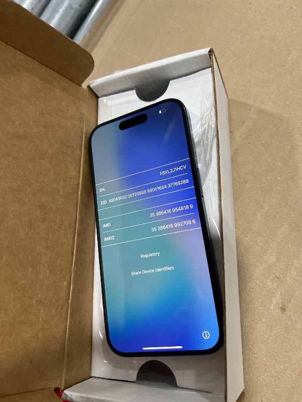 Photo 1 of Apple iPhone 15 Pro, 128GB, Blue Titanium - Unlocked (Renewed)