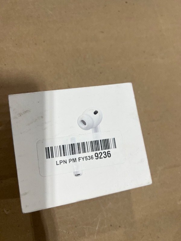 Photo 1 of Apple AirPods Pro 3 Wireless Earbuds, Active Noise Cancellation, Live Translation, Heart Rate Sensing, Hearing Aid Feature, Bluetooth Headphones, Spatial Audio, High-Fidelity Sound, USB-C Charging