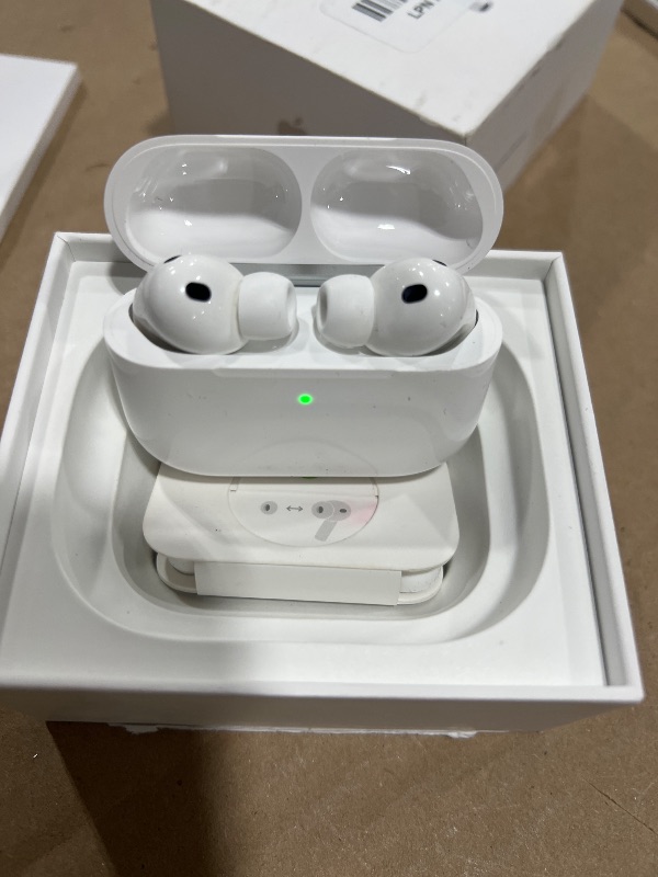 Photo 1 of Apple AirPods Pro 3 Wireless Earbuds, Active Noise Cancellation, Live Translation, Heart Rate Sensing, Hearing Aid Feature, Bluetooth Headphones, Spatial Audio, High-Fidelity Sound, USB-C Charging