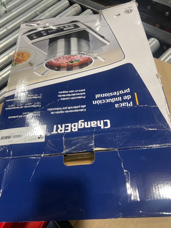Photo 1 of NON-FUNCTIONAL, PARTS ONLY--------------------------------------ChangBERT Induction Cooktop, Commercial Grade Portable Cooker, Large 8” Heating Coil, Premium Stainless Steel Countertop Burner with NSF Certified, 10 Hours Timer Powerful 1800W Professional 
