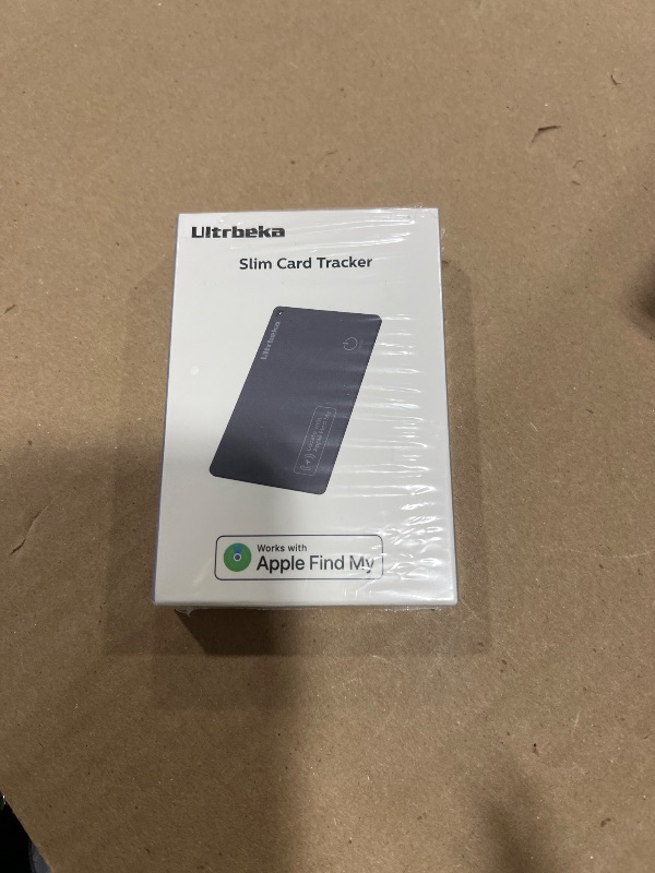 Photo 1 of Ultrbeka Rechargeable Ultra-Thin Wallet Tracker Card 0.094in IP68 Waterproof Bluetooth Tracker for Wallets, Passport, Work with Apple Find My, iOS Only [Apple MFi Certified]- 3pcs