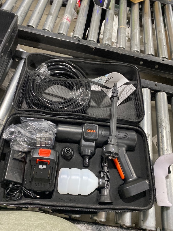Photo 1 of JXIAA PSI 3.0 GPM Battery with Multi-Level Adjustment, 6-in-1 Nozzle & Foam Cannon, 32ft Hose for Car & Home