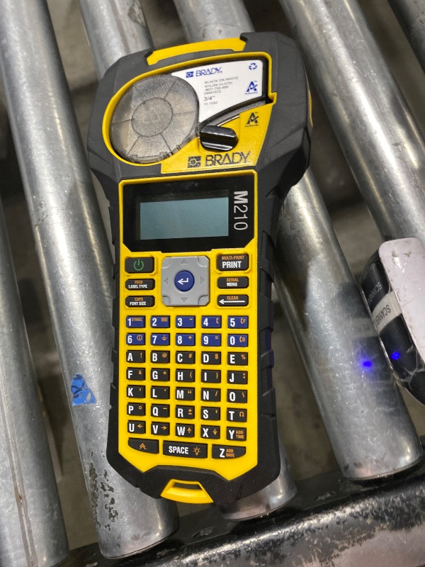 Photo 1 of Brady M210 Portable Label Printer with Rubber Bumpers, Multi-Line Print, 6 to 40 Point Font (Replaces BMP21-PLUS Printer)