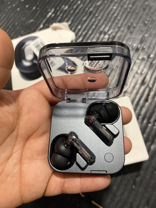 Photo 1 of Nothing Ear (3) Wireless Earbuds Super Mic 45dB Hybrid Active Noise Cancelling Bluetooth Headphones Hi-Res 6 Mics, 12mm Dynamic Bass Boost, Dual Connect ANC Sport Ear Buds for iPhone Android, Black