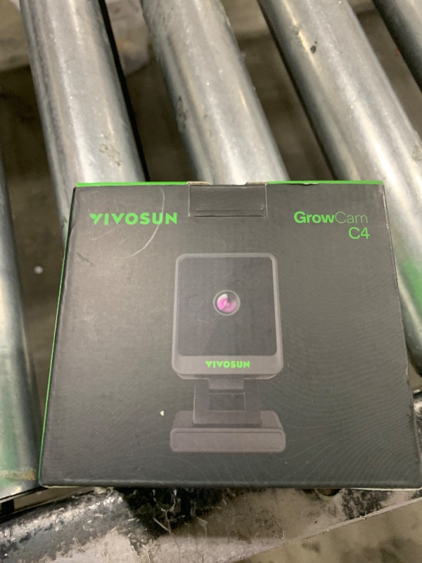 Photo 1 of VIVOSUN GrowCam C4, 2K QHD WiFi Smart Camera for Grow Tent & VGrow Smart Grow Box, Supports 2.4GHz WiFi (Not 5GHz/6GHz), Timelapse, Night Vision, SD Card Storage, 2-Way Audio, App Control