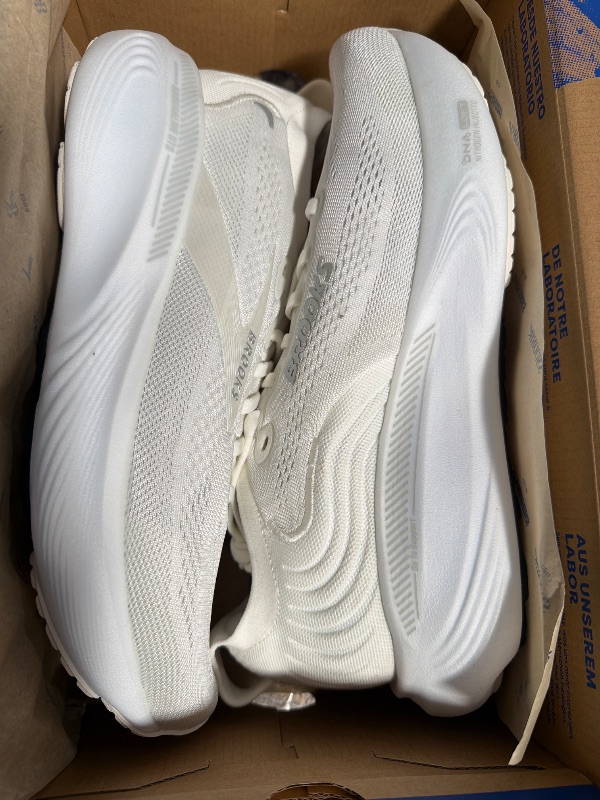 View 3 of ***MISSING ITEM - SEE NOTES***Brooks Women’s Adrenaline GTS 25 Supportive Running & Walking Shoe - White/White/Silver - 10 Wide
