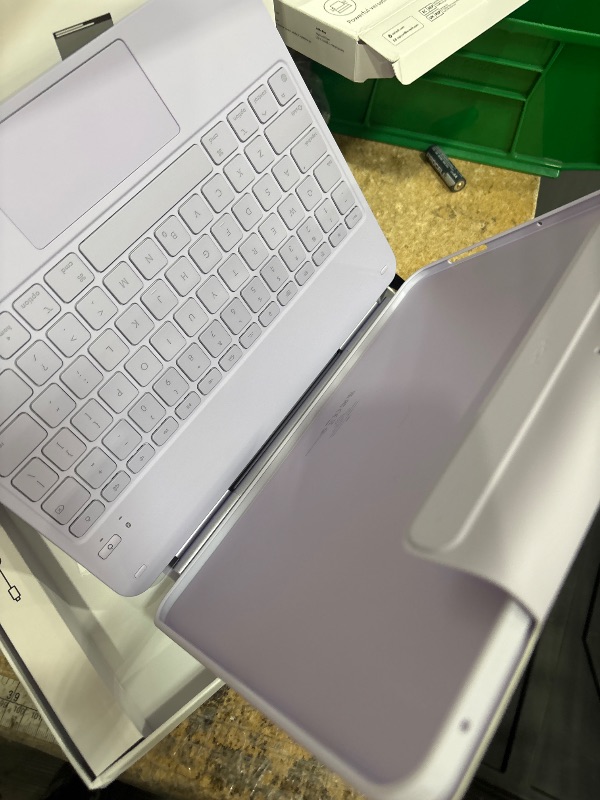 Photo 1 of [Upgraded] ESR iPad Pro 13 Inch Case with Keyboard (M5/M4, 2025/2024), iPad Pro 13 Keyboard Case with Magnetic Stand, Portrait/Raised Modes for iPad Pro 13, Removable, Rebound 360 Series, Pirple