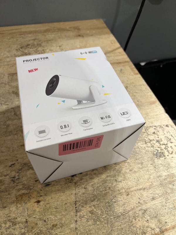 Photo 1 of [Built-in Apps, 2026 Upgraded] Mini Projector WiFi 6 Bluetooth 5.4, 35"-130" 1080P Full HD Short Throw Portable Projector for IOS Android Phone Laptop TV Stick HDMI USB