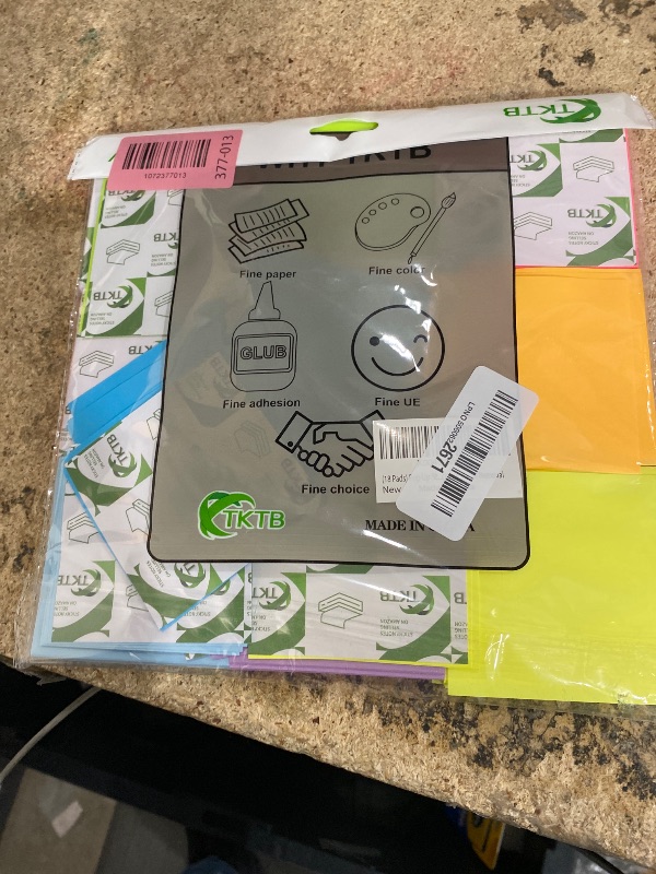 Photo 1 of (18 Pads) Pop Up Sticky Notes 3x3 Refills, Strong Adhesive Memo Pad Bulk with 9 Bright Colors, Suitable for Home, Office, School, Clean Removal