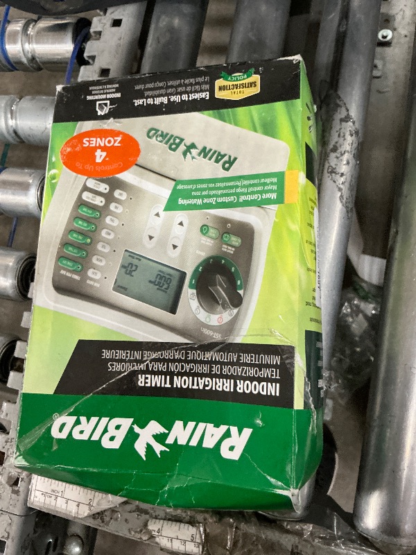 Photo 1 of ***MISSING PARTS***Rain Bird SST400IN Simple-to-Set Indoor Sprinkler/Irrigation System Timer/Controller, 4-Zone/Station (This New/Improved Model Replaces SST400I)