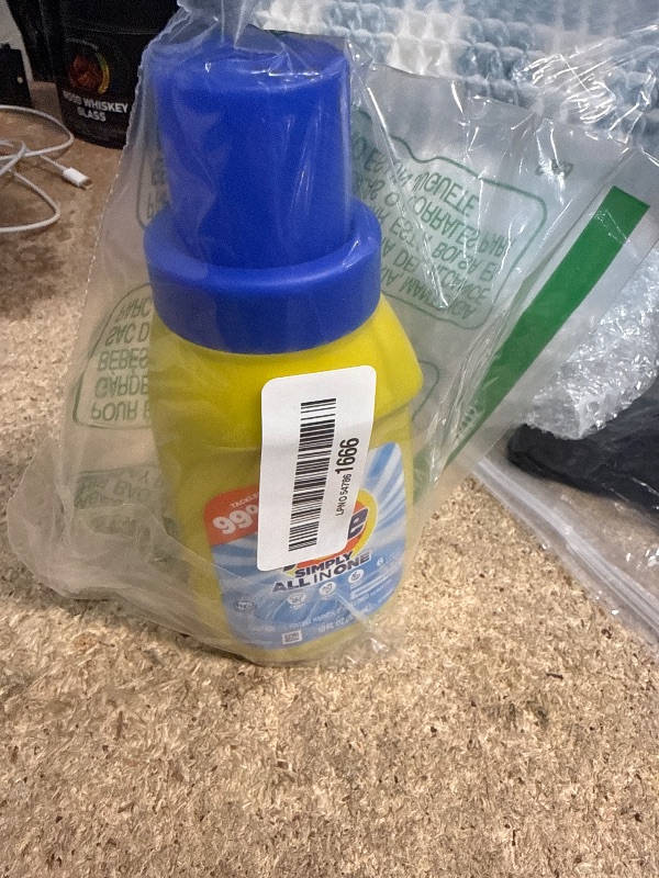 Photo 1 of **Stock Pic for Reference** Tide Simply All-In-One Liquid Laundry Detergent, Refreshing Breeze Scent, 10 fl oz Each (Pack of 1)