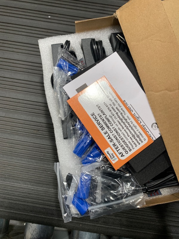 Photo 1 of [6 Pack] Cloudy Bay Low Voltage LED Step Lights Outdoor, Surface Mount/J-Box Mount 2200K/2700K/3000K/4000K/5000K Selectable,12V-24V 3W Landscape Stair Lights,Aluminum,Metal Black