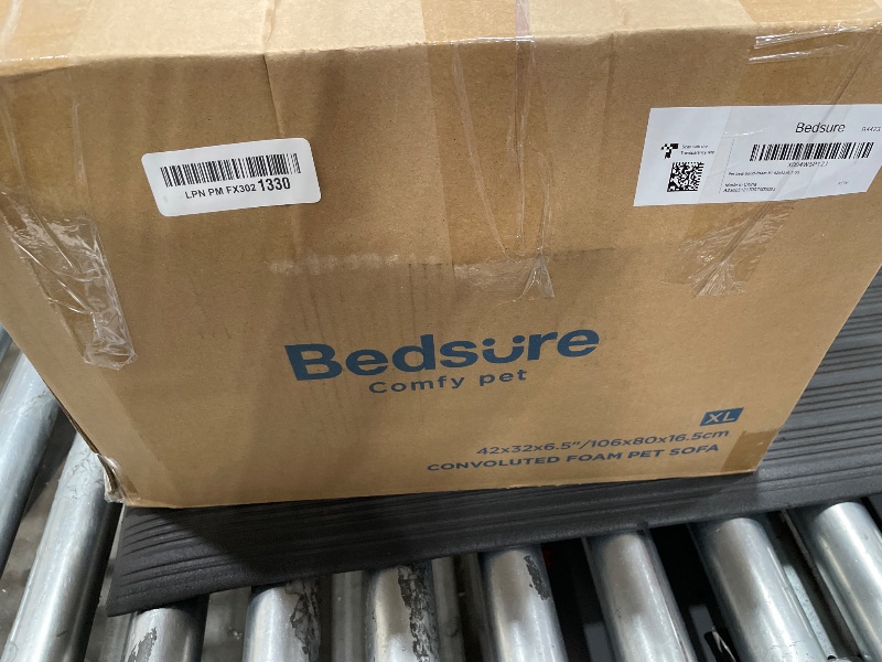 Photo 1 of **MISSING BOTTOM FOAM**Bedsure Orthopedic Dog Bed for Extra Large Dogs - XL Washable Dog Sofa Beds Large, Supportive Foam Pet Couch Bed with Removable Washable Cover, Waterproof Lining and Nonskid Bottom, Brown