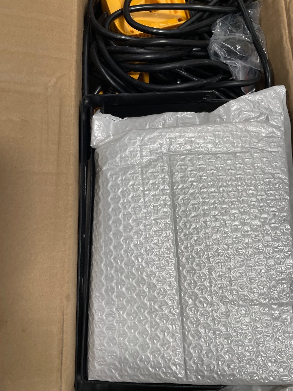 Photo 1 of **one light doesnt work**
LIVOWALNY 20000LM LED Work Lights with Stand Compatible with Dewalt Battery, 2PCS 200W Portable Tower Light IP66 Waterproof with 13FT Cord, Tripod Flood Light for Workshop Garage Construction Job Site