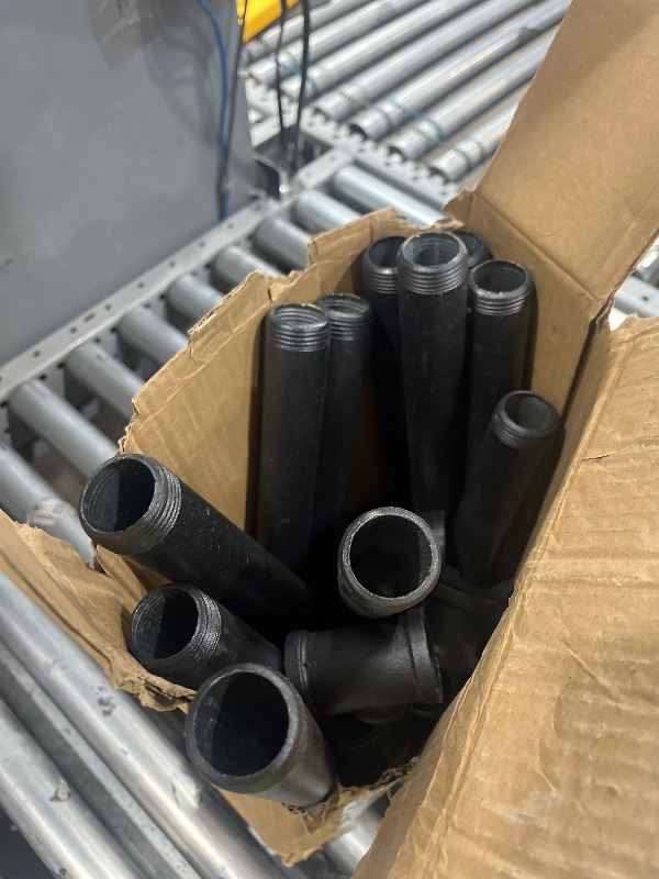 Photo 1 of ***MISSING PARTS***
MUZIK 38 Inch Metal Table Legs, Black Painted Desk Legs, Industrial Pipe Counter Bar Height Table Legs, 2 Pack Dining Coffee Table Legs