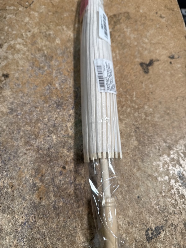 Photo 1 of 1 Piece 23.6 Inch White Paper Umbrellas, Chinese Japanese Oiled Paper Parasols, White Parasols Umbrellas Bulk for DIY Painting Craft, Wedding, Bridal Party, Ceiling Decoration