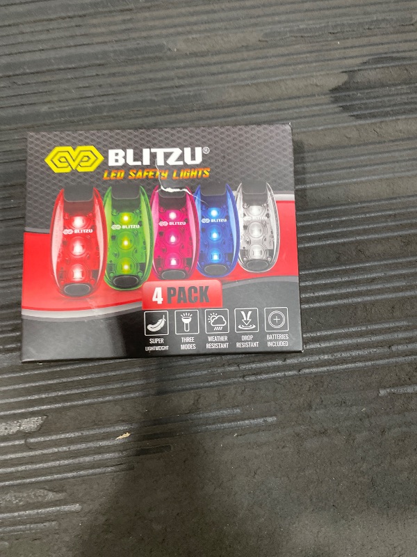 Photo 1 of 
blitzu led safety lights 4 pack