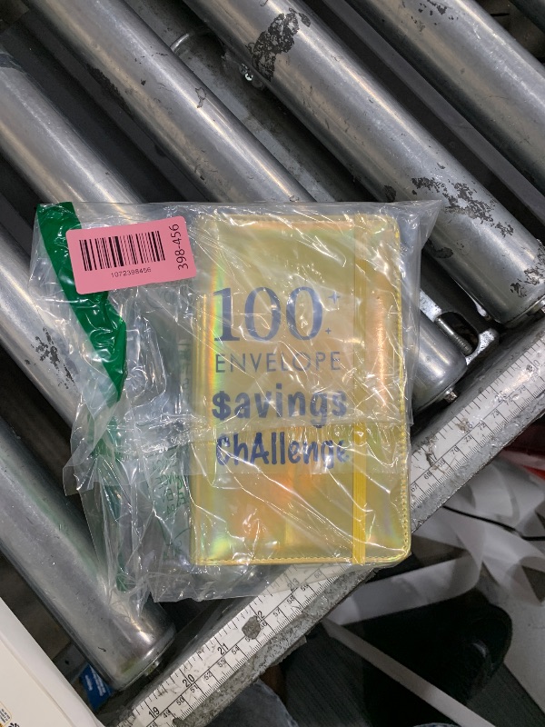 Photo 1 of 100 Envelope Savings Challenge Binder, Money Saving Binder with Cash Envelopes, from 30 Days to 52 Weeks, to Save $500,$5,050 and $10,000, back to school supplies,gift for children (Golden-A6)