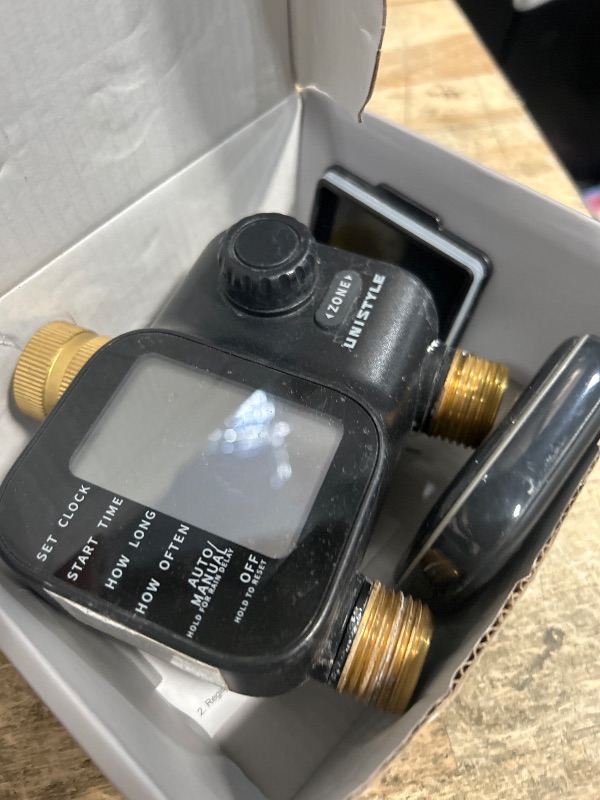 Photo 1 of [All-New 2027] 1700FT WiFi Sprinkler Timer 2 Zone, Unistyle Smart Hose Timers Compatible Alexa & Google Voice and App Control, Water Timer for Garden Hose with Auto & Manual Modes for Garden Lawn