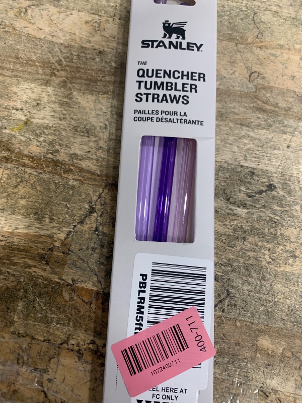 Photo 1 of ****SEE NOTES****Stanley Quencher Tumbler Straws for 30 oz | Reusable Replacement Straws for Tumbler with Handle | Stainless Steel Drinking Cup Accessory | BPA-Free | Purple Multi Pack
