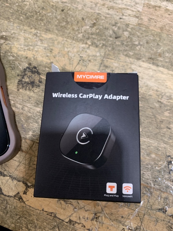 Photo 1 of ?2026 Upgarded?Wireless CarPlay Adapter for iPhone, Mini USB Design for Cars with Wired CarPlay, Fast Connection,5.8GHz WiFi,No Delay, Compatible with iOS 10+ & iPhone 6+, USB/Type C,Plug and Play