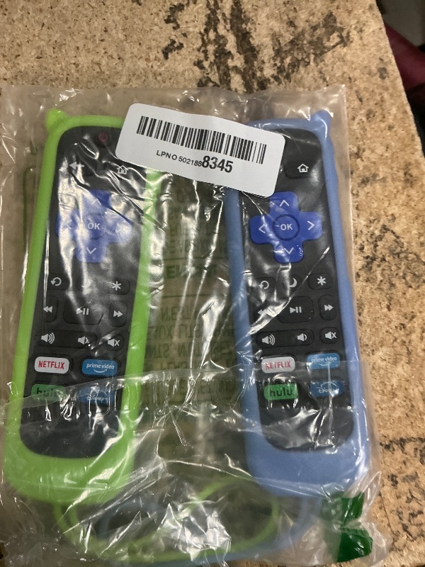 Photo 1 of (Pack of 2) Replacement Remote for Roku TV with Soft Protective Silicone Cover(Glow in The Dark), Universal Remote for TCL/Hisense/Onn/Sharp/Element/Philips Roku Smart TV