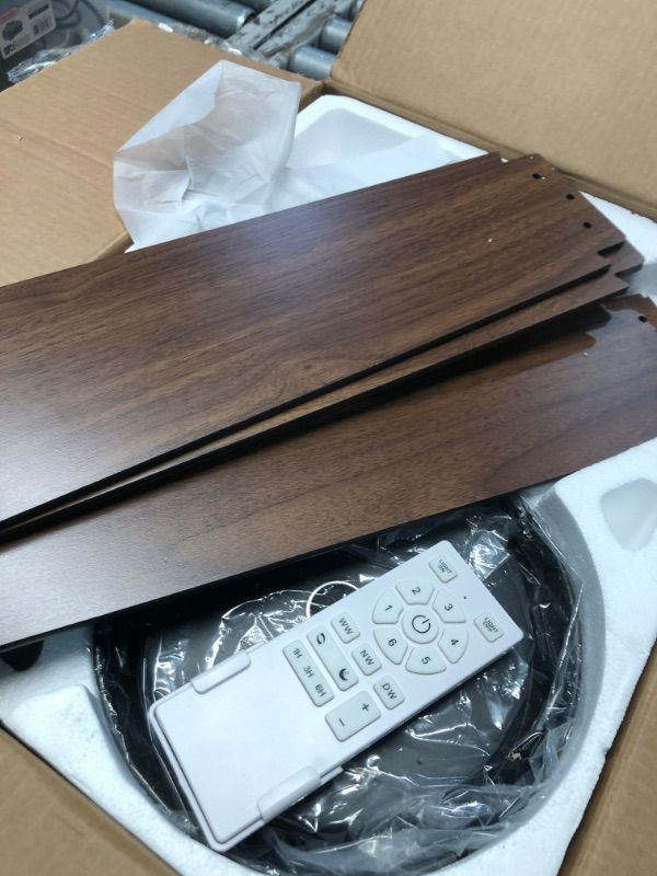 Photo 1 of ***MISSING PARTS***
putroad 42 Inch Ceiling Fans with Lights: Low Profile Ceiling Fan with Light and Remote - Flush Mount Ceiling Fan 3 Blades 6 Speeds Reversible 3CCT Dimmable for Bedroom Living Room Indoor,Black