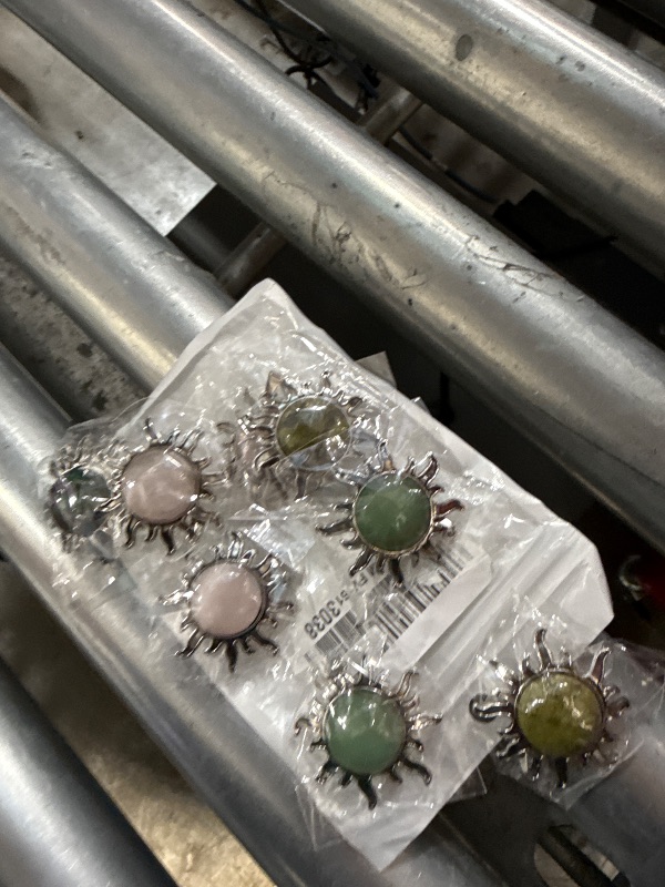 Photo 1 of  silver-plated metal sun pendants