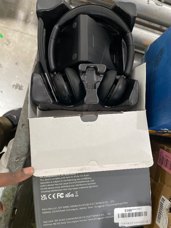 Photo 1 of (2025 Upgraded) Wireless Headset with Mic for Work, Bluetooth Headset with Noise Canceling Microphone with Dongle, Charging Base & Mic Mute, Wireless Headphones for Work from Home/PC/Computer