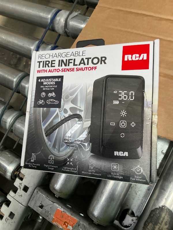 Photo 1 of "Rca inflatable tire inflator with auto sensor"