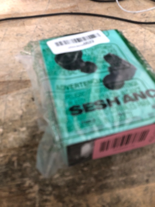 Photo 1 of **LEFT EAR DON'T WORK**Skullcandy Sesh ANC Wireless Earbuds, Bluetooth Headphones, Noise Cancelling, Up to 46 Hours Battery with Charging Case, Sweat and Water Resistant, Microphone for iPhone Android - True Black