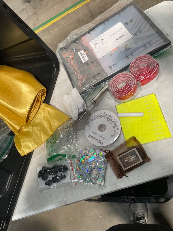 View 1 of ***Bundle of miscellaneous home goods/curtains/picture frame