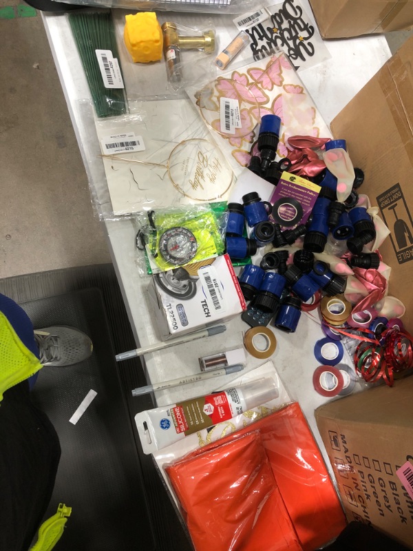 Photo 1 of ***Large bundle of miscellaneous home goods/balloons/makeup/hardware/decoration/oil filter