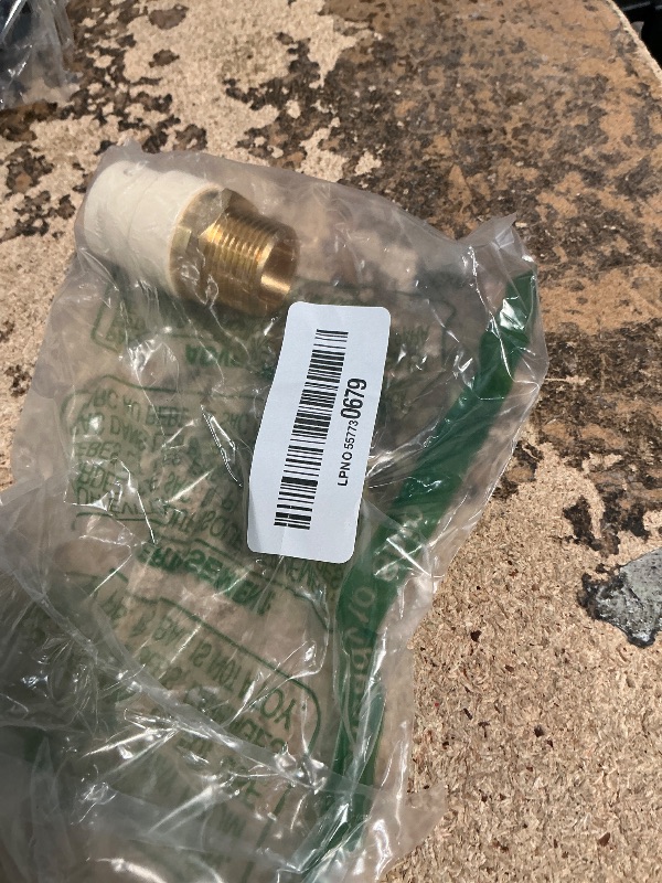 Photo 1 of 1 PACK XFITTING 3/4" CPVC to 3/4" NPT Adapter, Brass & CPVC Transition Fitting, Easy to Connect, Durable, NOT Compatible with PVC