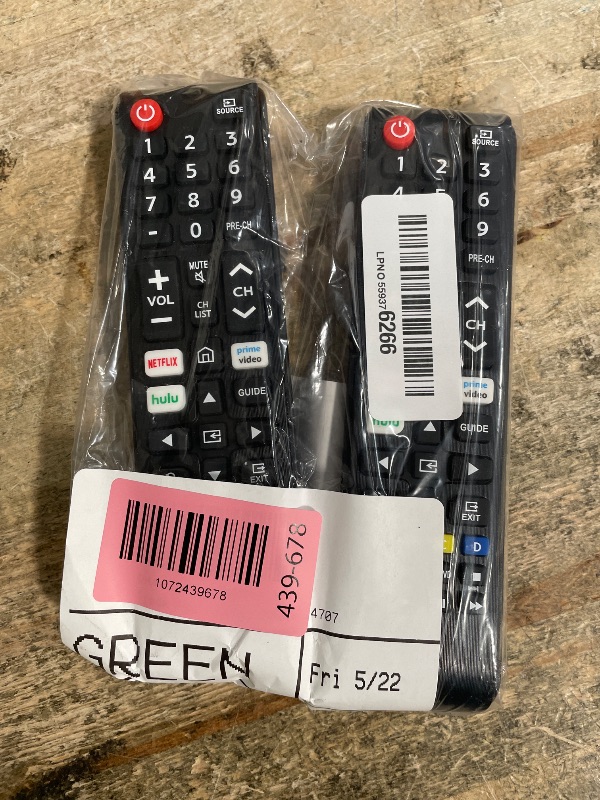 Photo 1 of ?Pack of 2? New Universal Remote for All Samsung TV Remote, Replacement Compatible for All Samsung Smart TV, LED, LCD, HDTV, 3D, Series TV