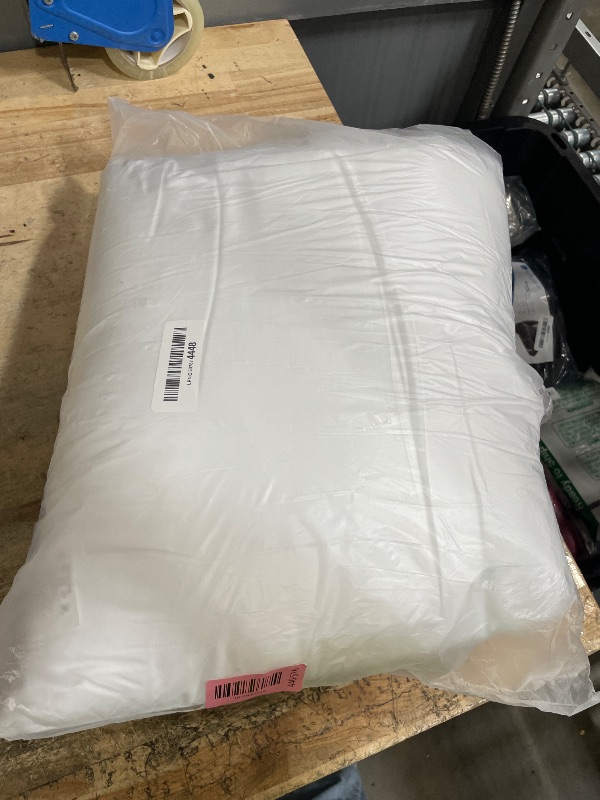 Photo 1 of **Single ****MIULEE Throw Pillows Inserts, Pack of 2, 100% Virgin Fiber Filling Bed Couch Pillows