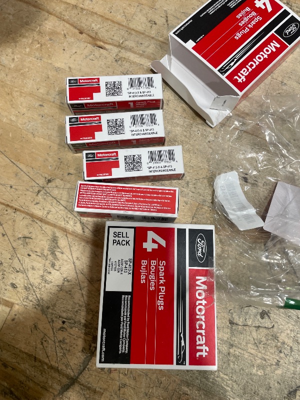 Photo 1 of **ONLY SPARK PLUGS**MAS Ignition Coils DG508 and Motorcraft OEM Spark Plugs SP413 Compatible with Ford F-150 Mustang V8 4.6L pack of 8