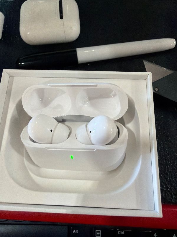 Photo 1 of *Unauthentic* Apple AirPods Pro 3 Wireless Earbuds, Active Noise Cancellation, Live Translation, Heart Rate Sensing, Hearing Aid Feature, Bluetooth Headphones, Spatial Audio, High-Fidelity Sound, USB-C Charging
