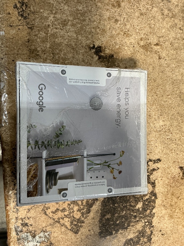 Photo 1 of **FACTORY SEALED** Google Nest Thermostat - Smart Thermostat for Home - Programmable Wifi Thermostat - Charcoal