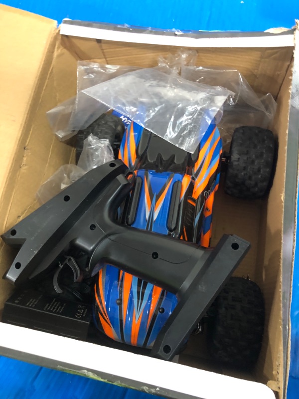 Photo 1 of **PARTS ONLY**HYPER GO H16DR 1:16 Scale Ready to Run Fast Remote Control Car, High Speed Jump RC Monster Truck, Off Road RC Cars, 4WD All Terrain RTR RC Truck with 2 LiPo Batteries for Boys and Adults