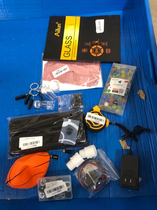 Photo 1 of ***Bundle of miscellaneous home goods/hardware/marbles/screen protector