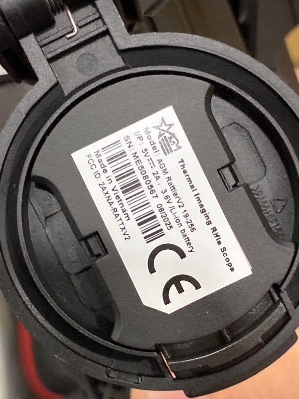 Photo 1 of ***LIKE NEW *** AGM Global Vision Rattler V2 19-256 Thermal Imaging Rifle Scope |Thermal Scope with 950 Yards Detection Range and 2.5X Base Magnification, Thermal Vision riflescope Ideal for Hunting