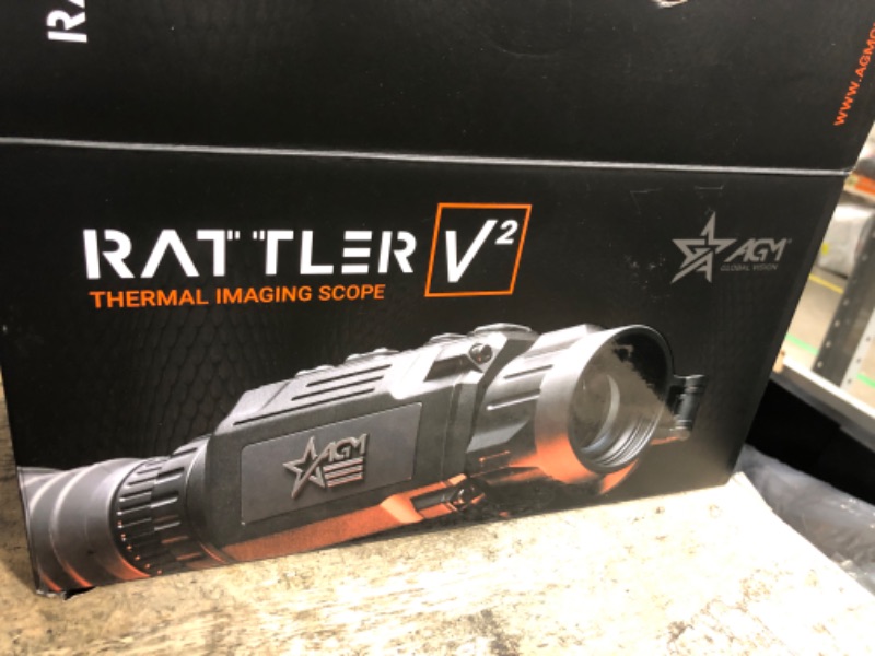 Photo 1 of ***LIKE NEW *** AGM Global Vision Rattler V2 19-256 Thermal Imaging Rifle Scope |Thermal Scope with 950 Yards Detection Range and 2.5X Base Magnification, Thermal Vision riflescope Ideal for Hunting