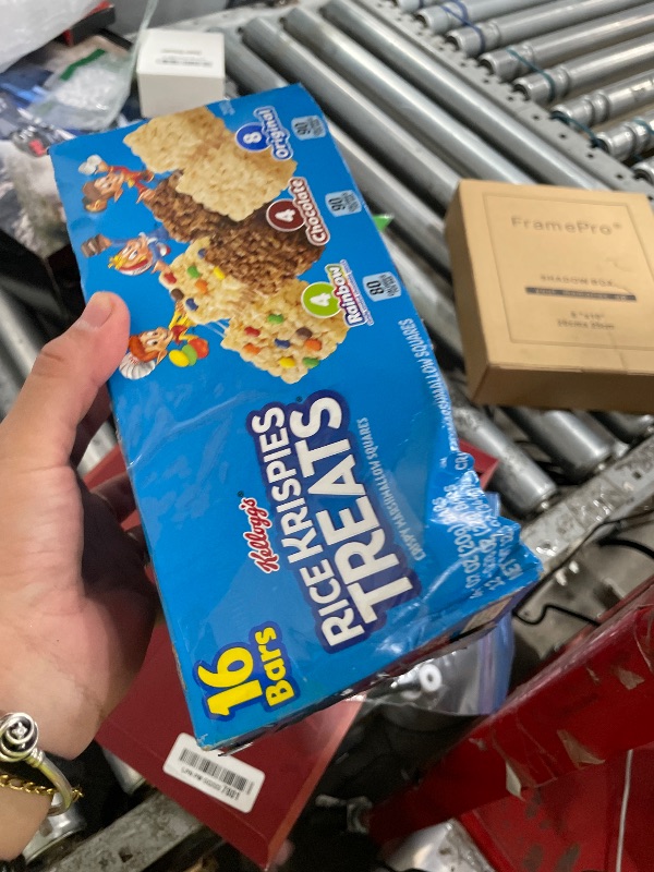 Photo 1 of **EXPIRES nOV 2026** Rice Krispies Treats Crispy Marshmallow Squares, Kids Snacks, Cereal Bars, Variety Pack, 12.1oz Box (16 Bars)