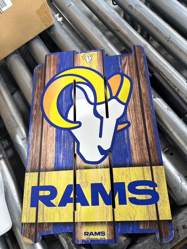 Photo 1 of  Los Angeles Rams wood sign