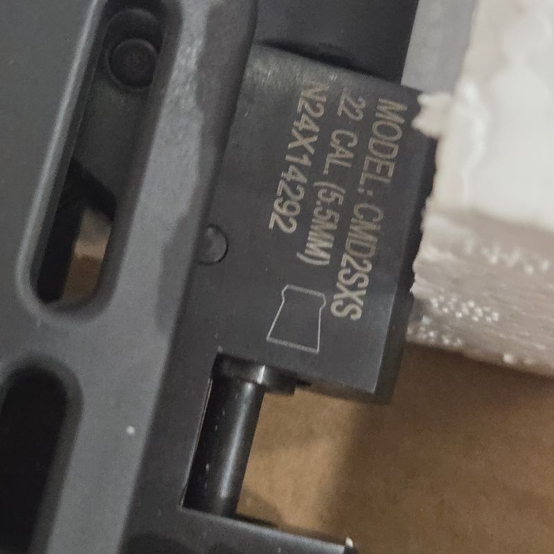 Photo 1 of **FOR PARTS ONLY, HEAVY DAMAGE*** Crosman Magfire Diamondback CMD2SXS .22-Caliber Auto NP Break Barrel Air Rifle and Scope